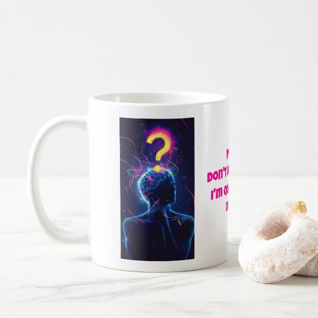 Ne me dérange pas Mug drôle (Avec donut)