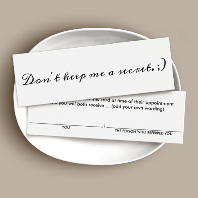 Ne me gardez pas une carte secrète de référence cl (Créateur téléchargé)