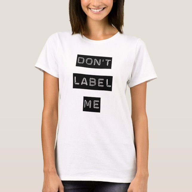 Ne me marquez pas T-shirt (Devant)