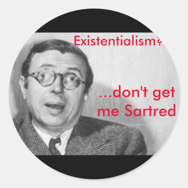 Ne me prenez pas Stickers Sartred (Devant)