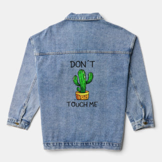 Ne me touche pas Denim Jacket