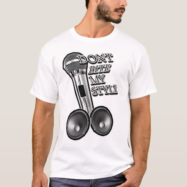 Ne mordez pas le T-shirt de HIP HOP (Devant)