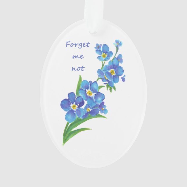 "Ne m'oublie pas" Fleurs et Citation (dos)