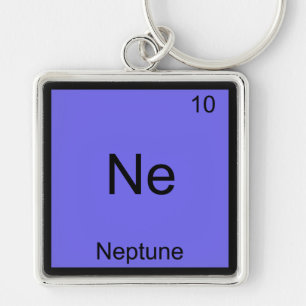 Ne - Neptune Funny Chemistry Element Symbol Tee Keychain