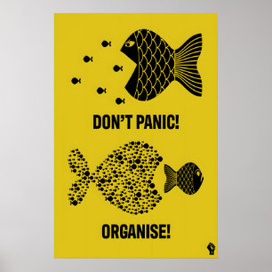 Ne paniquez pas, organisez-vous ! Impression d'art