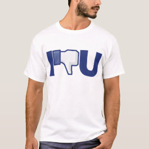 Ne pas aimer Thumbs Down Funny T-shirt