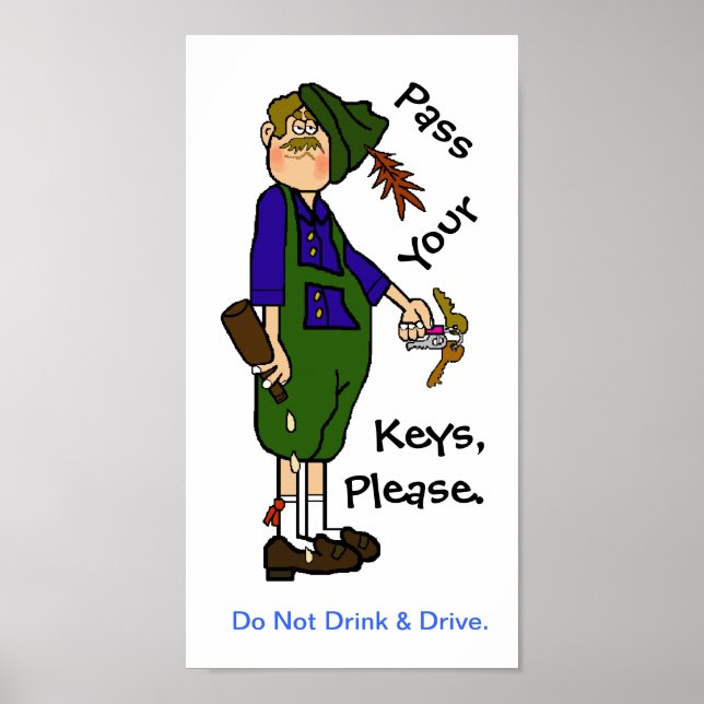 Ne pas boire et conduire Oktoberfest Poster - Pass (Devant)