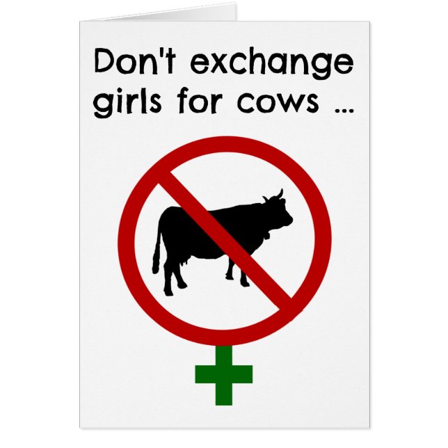 Ne pas échanger des filles contre des vaches (Devant)