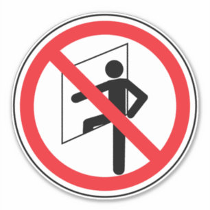 Ne pas entrer de Étiquette d'espace confiné