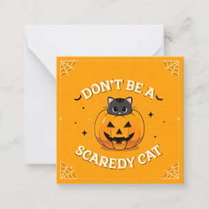 Ne pas être une carte de note pour chat
