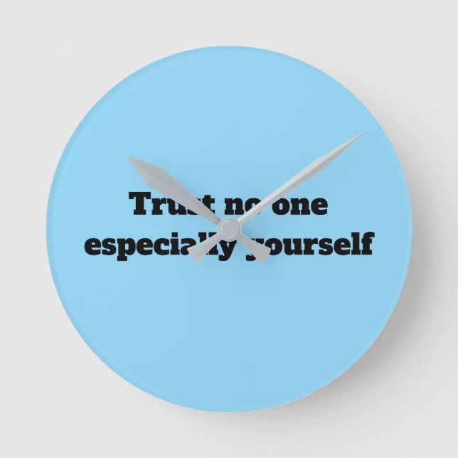 Ne pas faire confiance à une seule horloge (Recto)