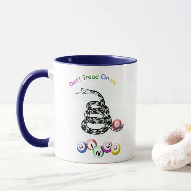 Ne pas filer sur ma tasse de café combo de bingo (Avec donut)