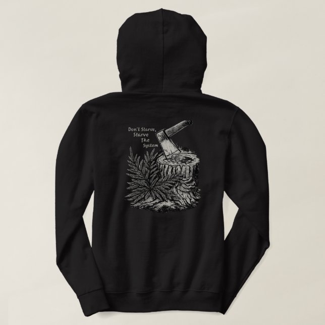Ne pas mourir de faim, affamer le système Sweat à  (Design dos)