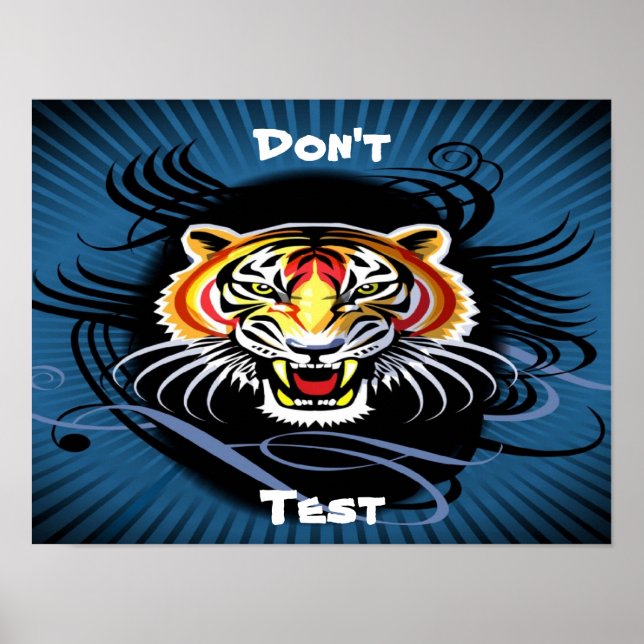 Ne pas tester les affiches (Devant)