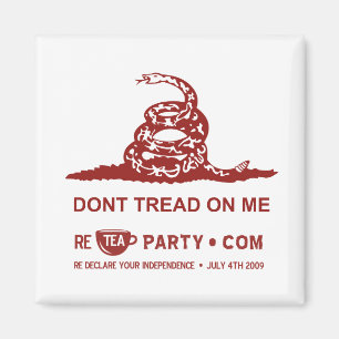 Ne Pas Tourner Sur Moi Tea Party Magnet