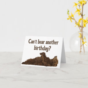 Ne peut pas porter une autre carte d'anniversaire