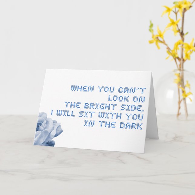 Ne peut pas regarder sur la carte d'encouragement  (Fleur jaune)