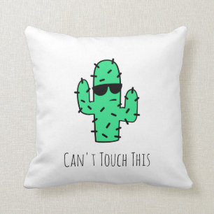 Ne peut pas toucher ce coussin frais de cactus