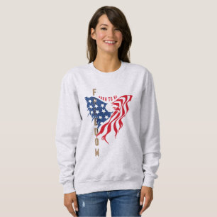 Né Pour Être Liberté Sweatshirt des femmes