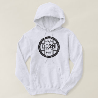 Né Pour Être Une Infirmière Sweat - shirt à capuch