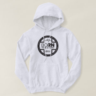 Né Pour Être Une Infirmière Sweat - shirt à capuch