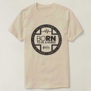 Né Pour Être Une Infirmière T-Shirt De Couleur Cla