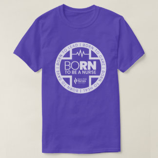 Né Pour Être Une Infirmière T-Shirt De Couleur Som