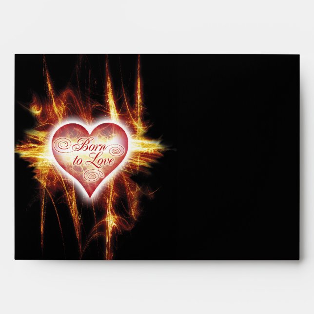 Né pour l'amour - Enveloppe A7 (Devant)