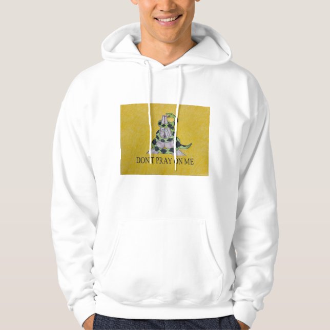 Ne prie pas sur moi Sweat - shirt à capuche mascul (Devant)