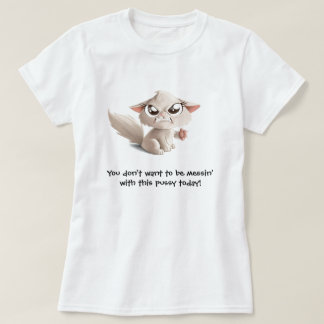 Ne salissez pas avec ce T-shirt de chat