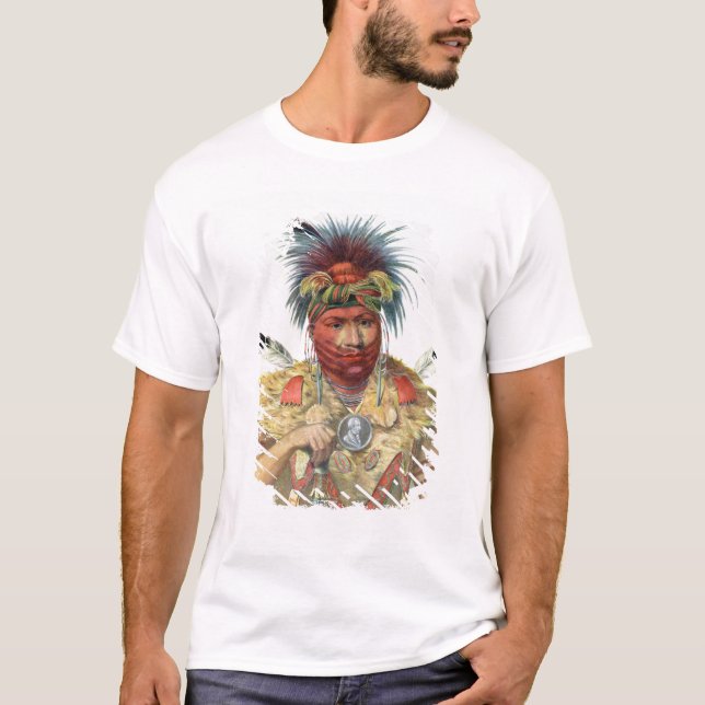 Ne-Sou-A-Quoit, a Fox Chief T-Shirt (Front)