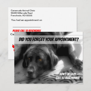 Ne soyez pas paresseux Carte postale Rendez-vous