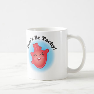 Ne soyez pas tasse de café anatomique de coeur de