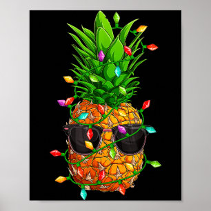 Ne Sungles Lights July Trocal Christmas Hawaiian Poster