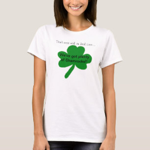 Ne taquinez pas une fille irlandaise T-Shirt drôle