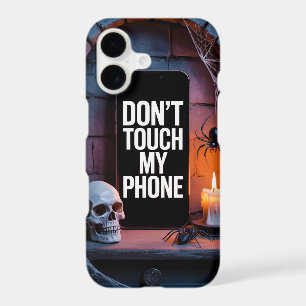Ne touchez pas à mon téléphone Crâne effrayant