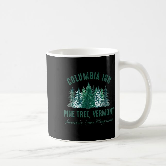 Ne Tree Vermont Always A White Christmas Tree  Coffee Mug (Right)