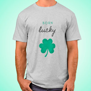 "NÉ UN SHAMROCK CHALEUREUX" T-SHIRT HOMME
