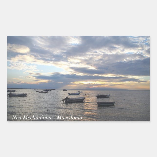 Nea Mechaniona - Macedonia Sticker (Front)