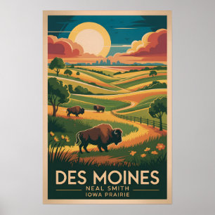 Neal Smith Refuge Vintage Iowa Poster
