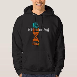 Neanderthal DNA Double Helix Genetic Hoodie