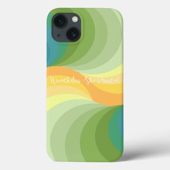 Néanmoins, elle a persisté iPhone / coque ipad (Verso)