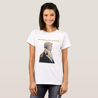 Néanmoins, elle a persisté T-shirt court de