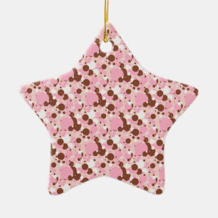 Neapolitan Dots 01-Lt Pink-STAR ORNAMENT