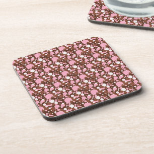 Neapolitan Dots 03-Brown Med. Coaster