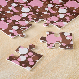Neapolitan Dots 03-Brown Med. Jigsaw Puzzle