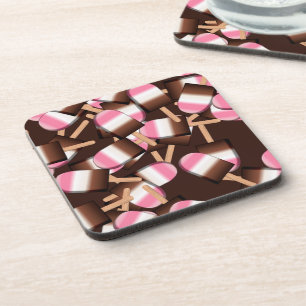 Neapolitan Ice Cream Bars 2-DRINK COASTER