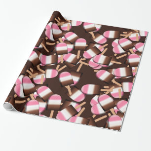 Neapolitan-Ice Cream Bars 2-GIFT WRAPPING PAPER