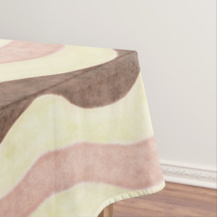 Neapolitan Ice Cream Pattern Tablecloth