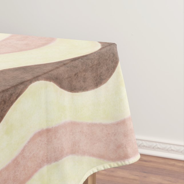 Neapolitan Ice Cream Pattern Tablecloth (In Situ)